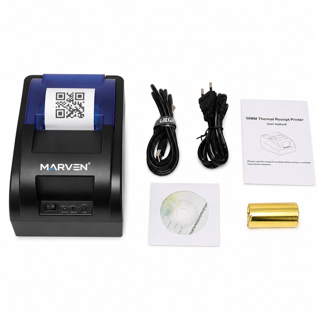 Marven H-58 USB Thermal/Receipt Printer USB (58mm)
